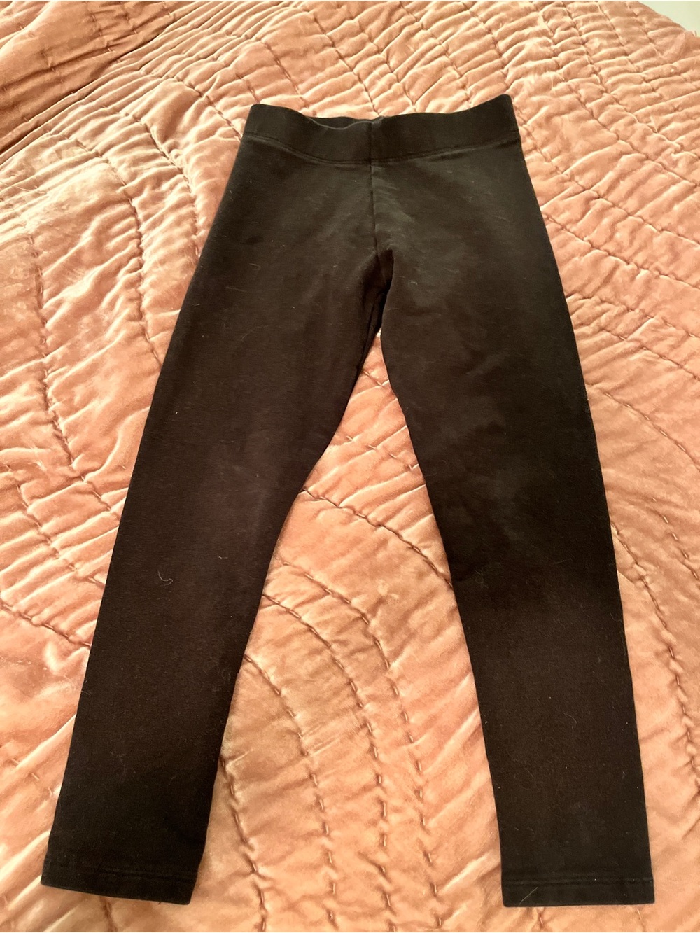 Boden Black Girls' Stretch Cozy Leggings in Size 5/6 NWOT
